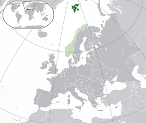 Свалбард – сеф за семиња локација мапа