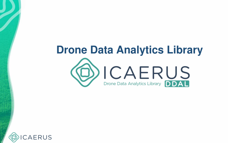 ИКАРУС креира Отворена Библиотека за Анализа на Податоци од Дронови (DDAL) наменета за заедницата на корисници на беспилотни летала
